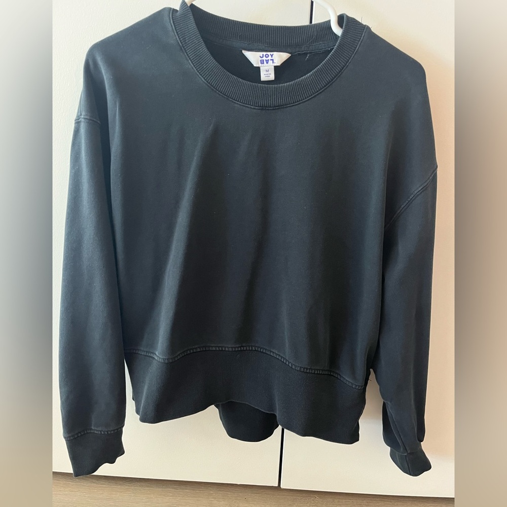 JoyLab Charcoal Crewneck Top